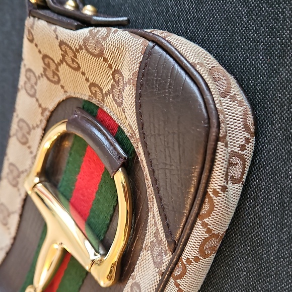 Gucci Canvas Hasler Pochette - Picture 9 of 10
